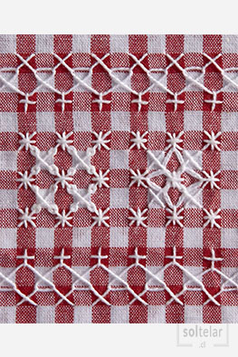 Bordado español manteles ejemplo 3